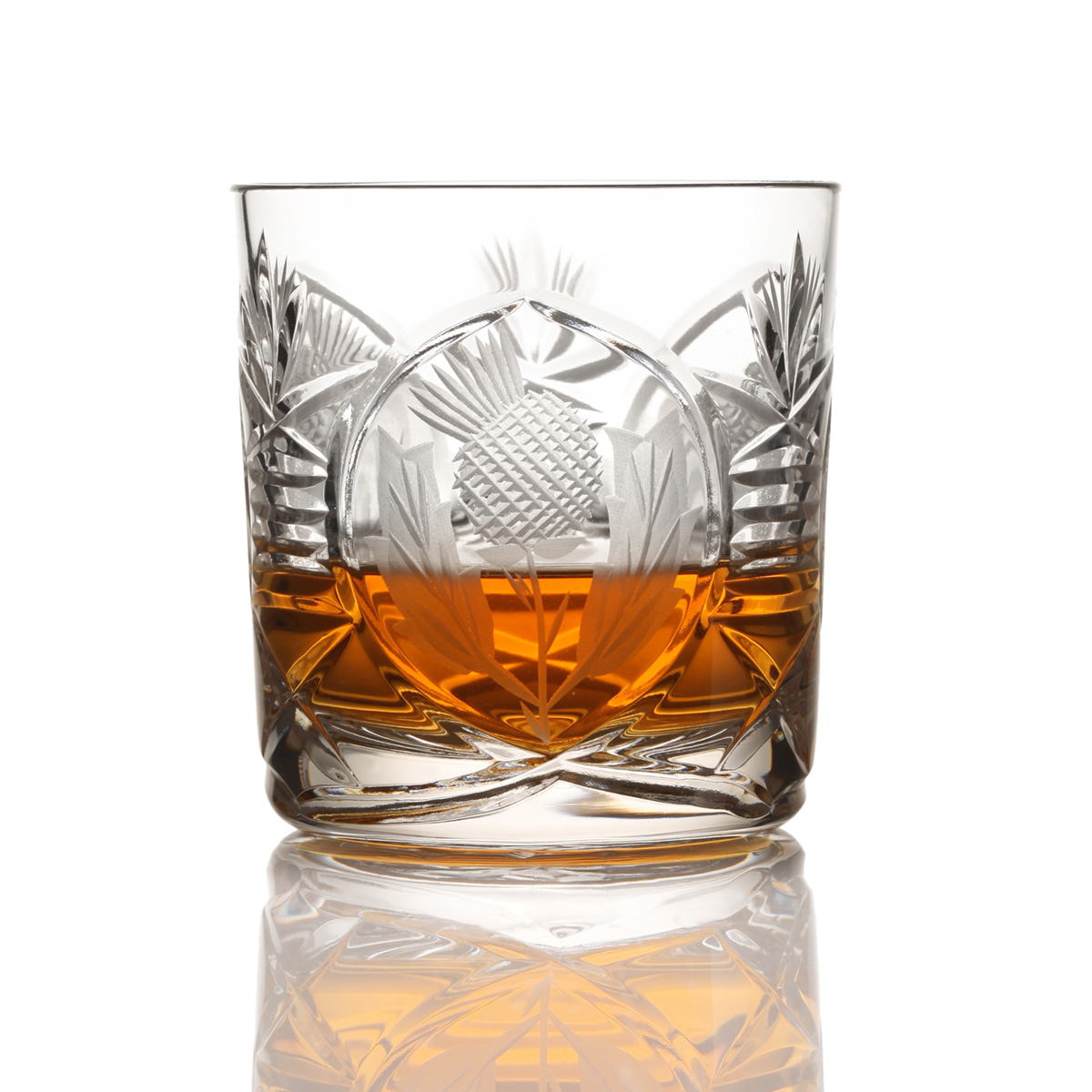 Glencairn Bothwell Thistle Whisky Tumbler - Kristallglas aus Schottland