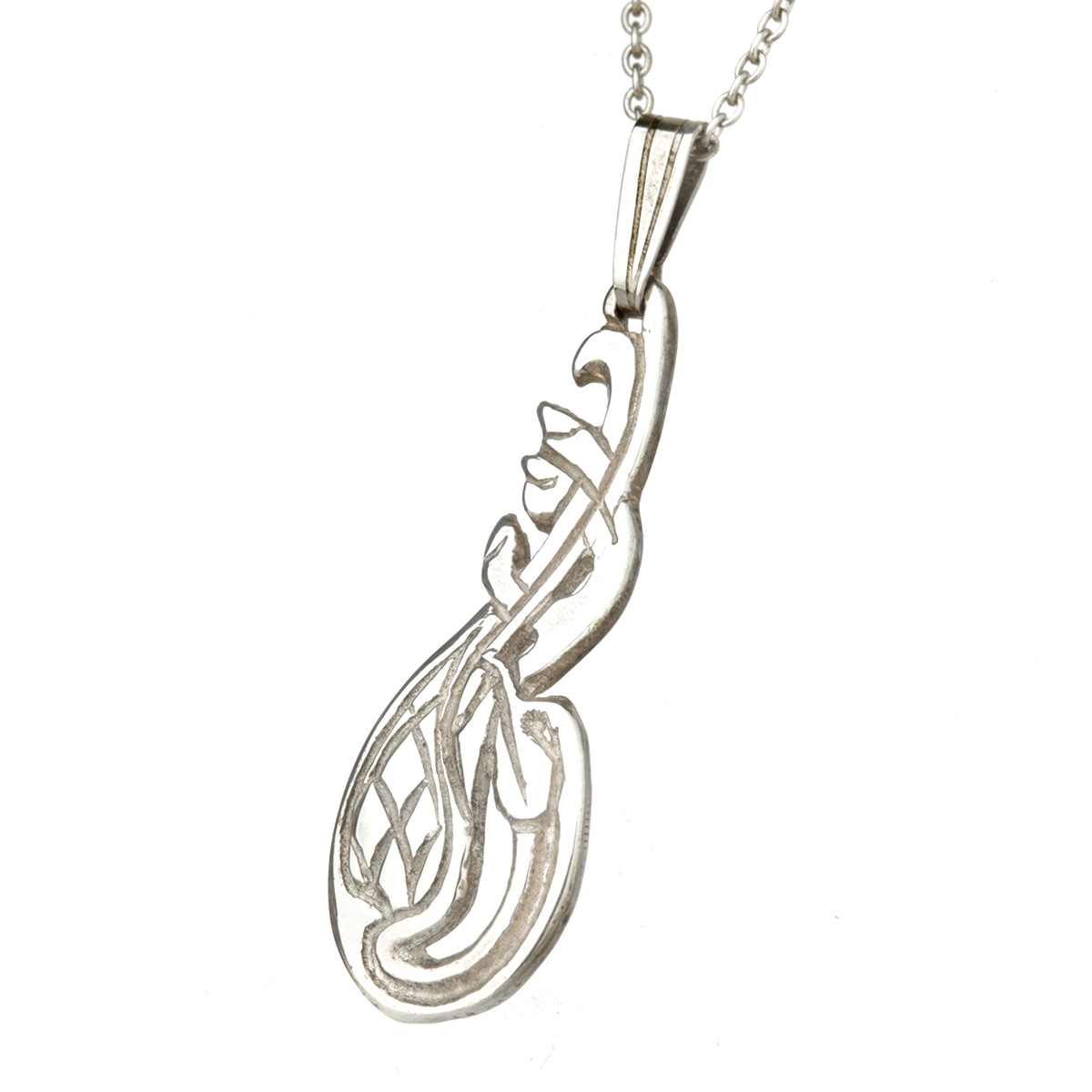 keltisch-kette-sterling-silber-schottland-011t1mFQ2u0NIBXv Lindisfarne Bird - Keltische Kette aus Sterling Silber - Handgefertigt in Schottland