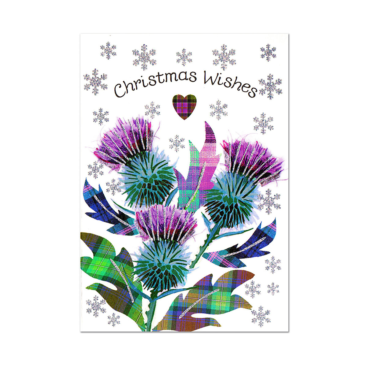 Christmas Thistles - Wee Wishes Weihnachtskarte aus Schottland Christmas Thistles - Wee Wishes Weihnachtskarte aus Schottland