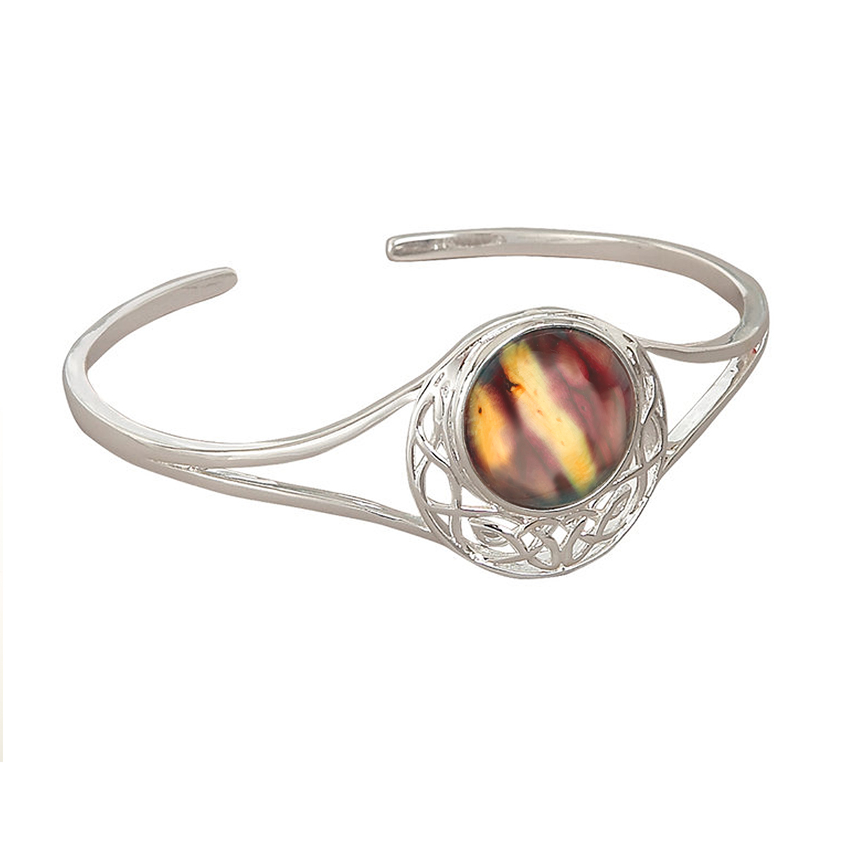 heathergem-armreif-armband-schottland-silber-003 Keltischer Heathergem Armreif - Handgefertigt in Schottland