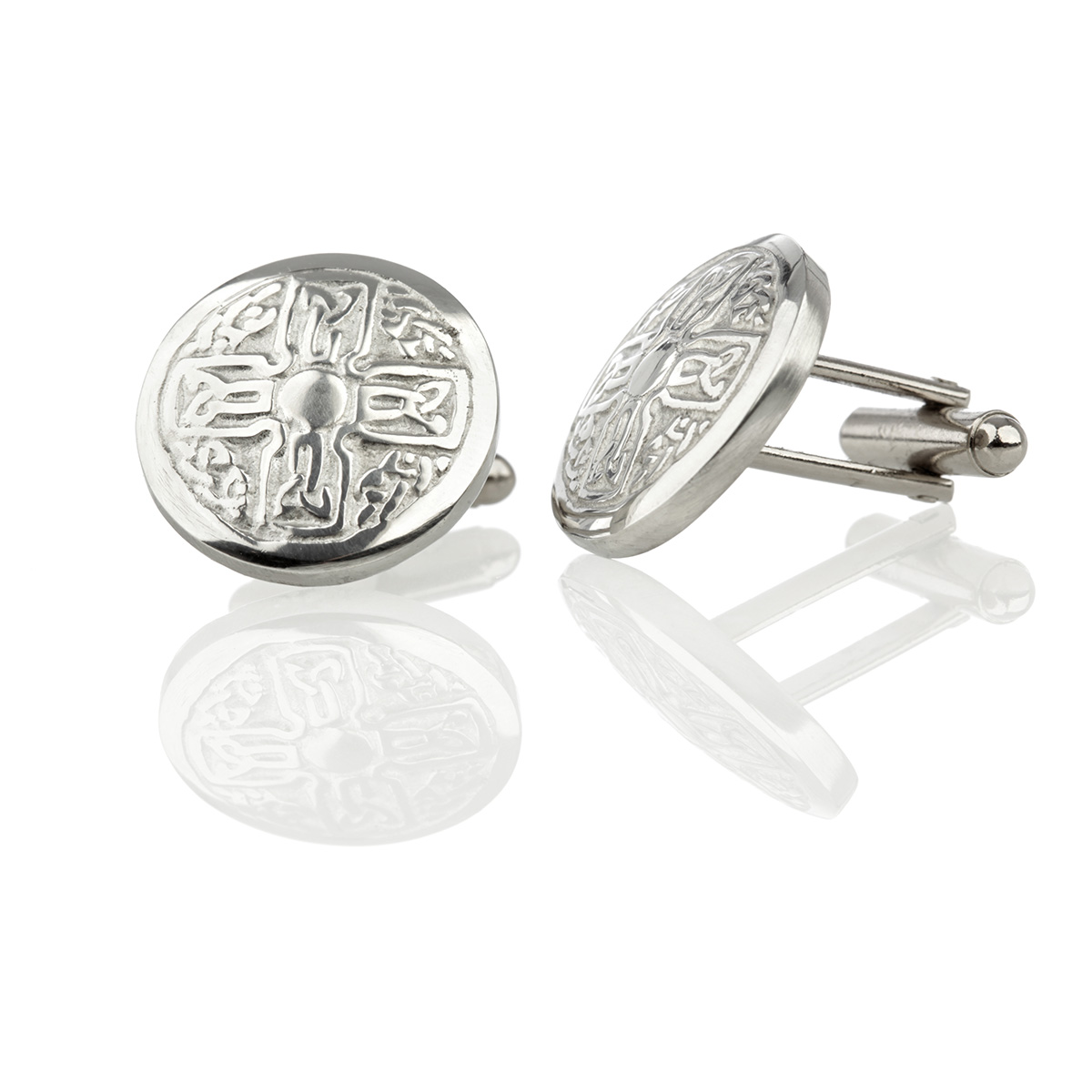 keltisch-schottisch-manschettenknopf-cufflink-007 Celtic Cross -  Manschettenknöpfe aus Schottland - keltisches Kreuz