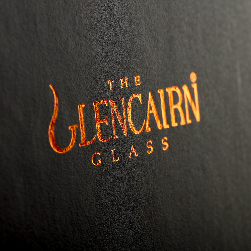 Glencairn Iona Whisky Set aus Schottland - Kristall Karaffe & 4 Tasting Gläser