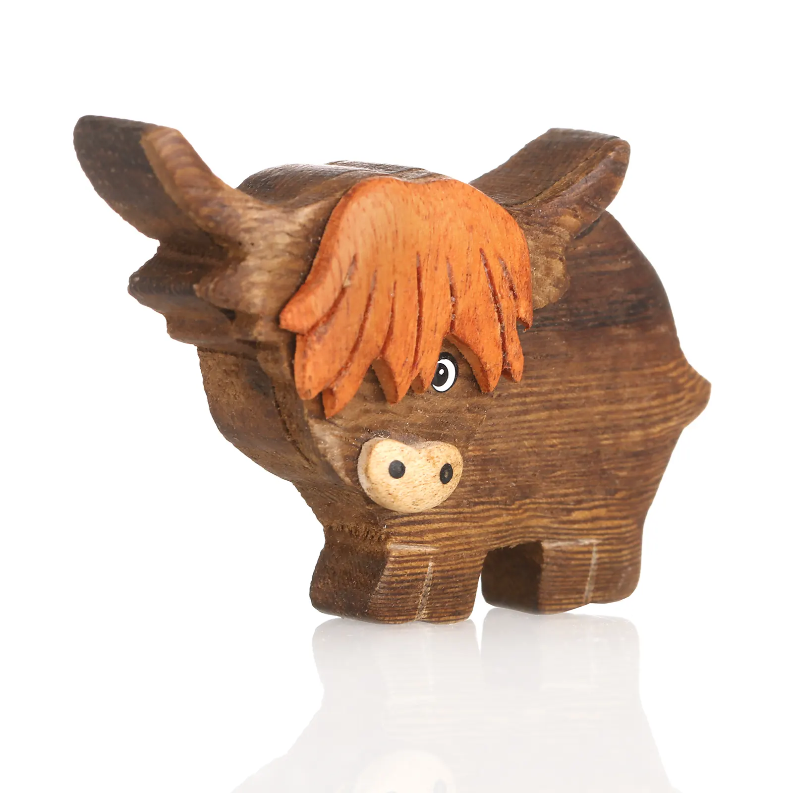 Highland Cow Holz Magnet / Kühlschrankmagnet aus Schottland Highland Cow Holz Magnet / Kühlschrankmagnet aus Schottland