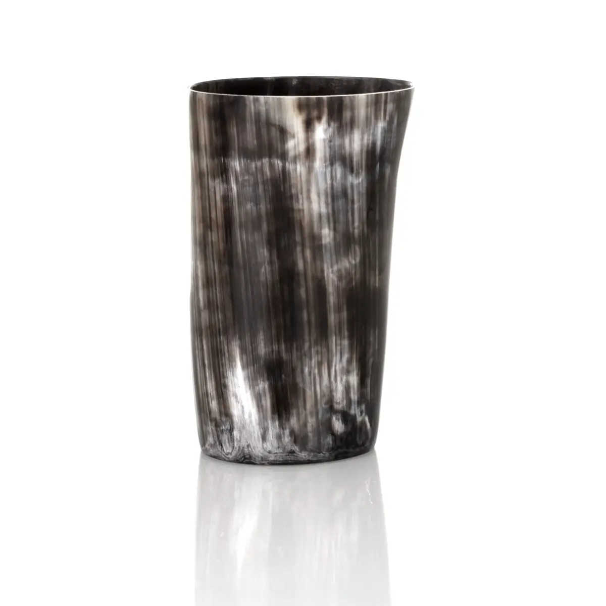 Becher-Horn-Hornbecher-poliert-500ml-003 Wikinger Hornbecher - 0,5 l - Mittelalter Kelten Becher - Rinderhorn poliert