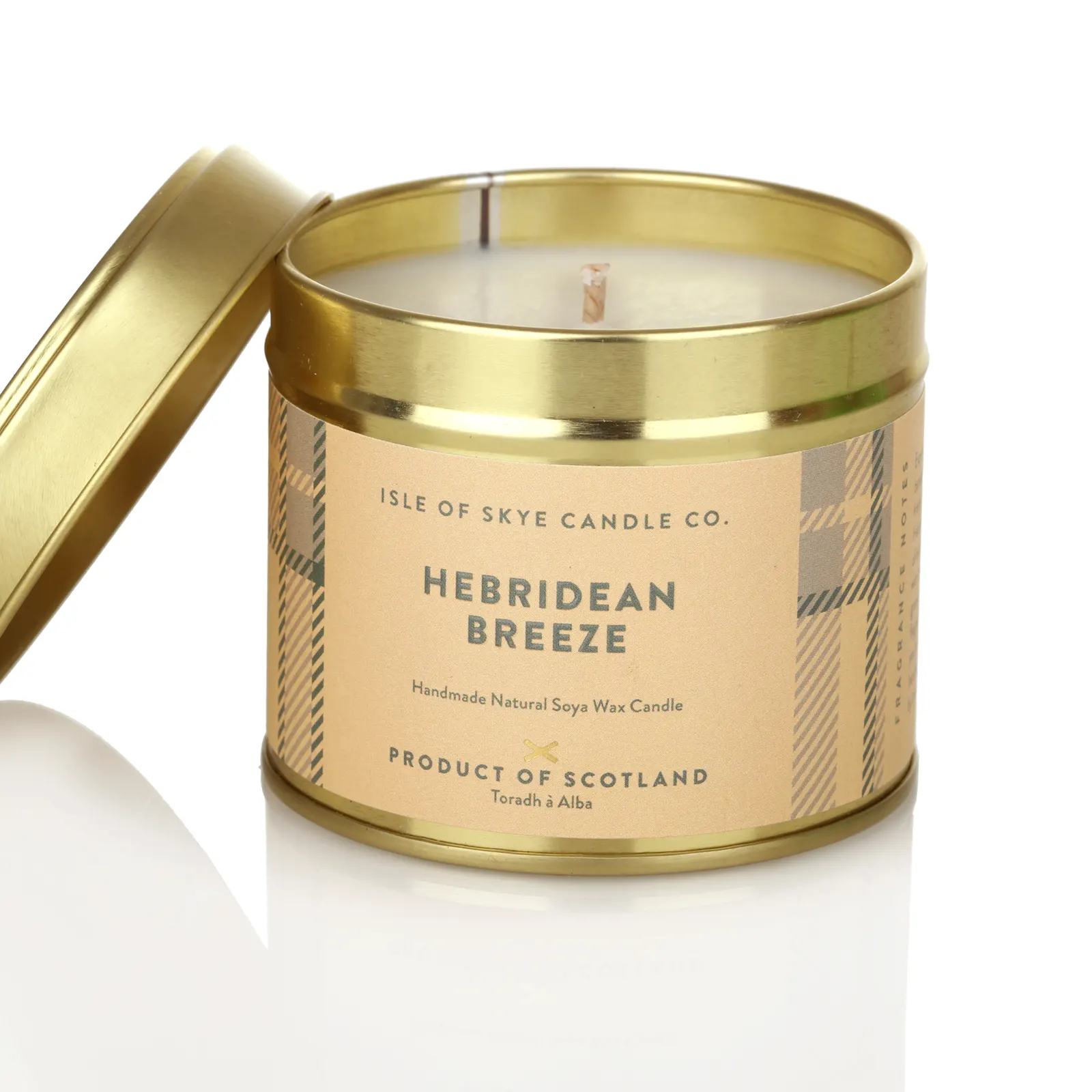 Isle of Skye Candles -  Hebridean Breeze Travel Tin - Frischer, maritimer Duft der schottischen Inseln
