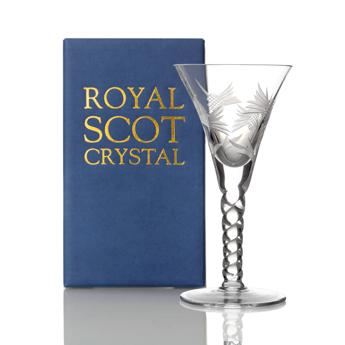 Jacobean Barley Twist - Flower Of Scotland - Handgefertigtes Jakobiten Whisky Glas Jacobean Barley Twist - Flower Of Scotland - Handgefertigtes Jakobiten Whisky Glas