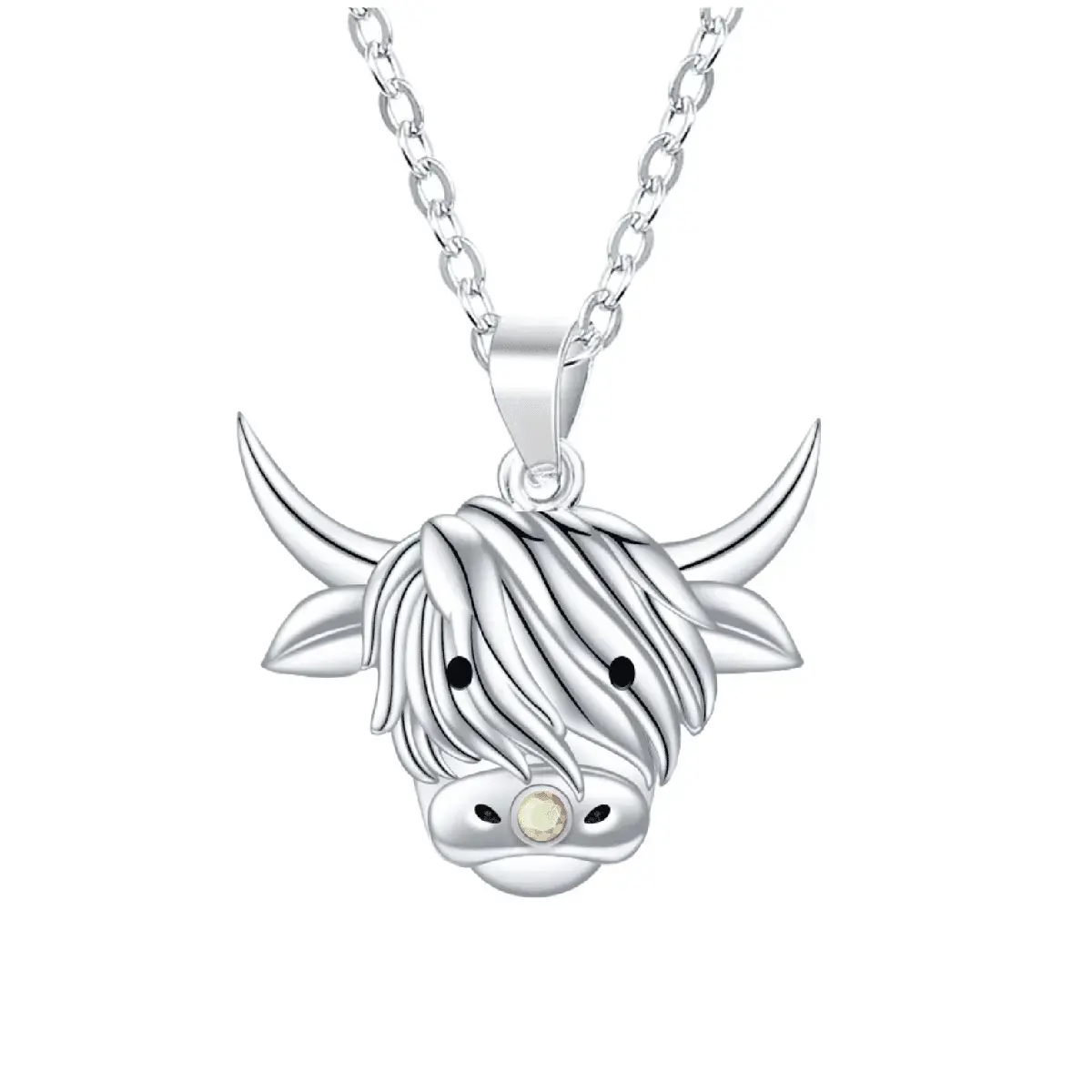 Highland Cow - schottische Kette aus Sterlingsilber