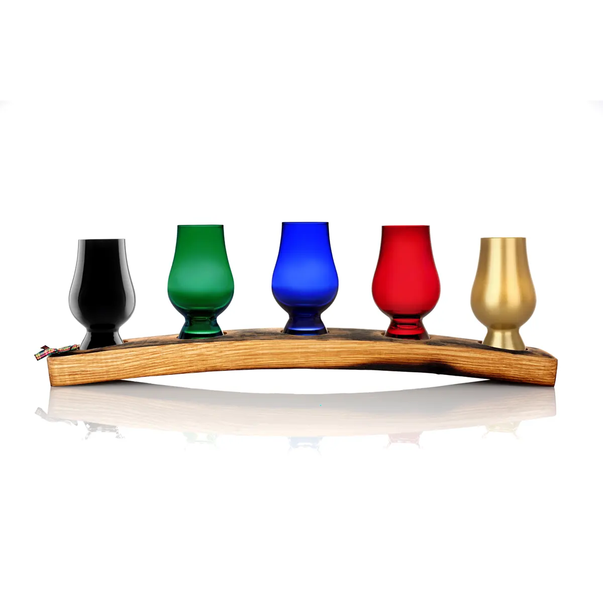 Glencairn-Glas-Coloured-Tasting-Set-Whisky-Fass-Staender-003AkkQfvsoHRJDq Glencairn Blind Tasting Set - 5 x Coloured Glencairn Glas auf Whisky Fass Tray