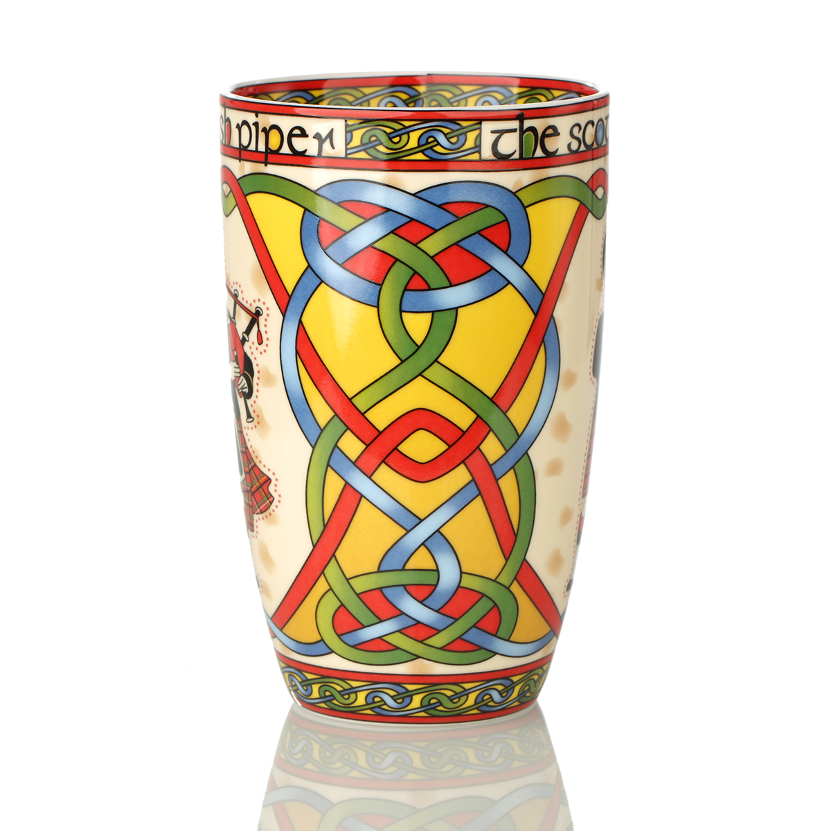 Scottish Piper Mug - Kaffeebecher aus Keramik mit schottischem Dudelsackbläser