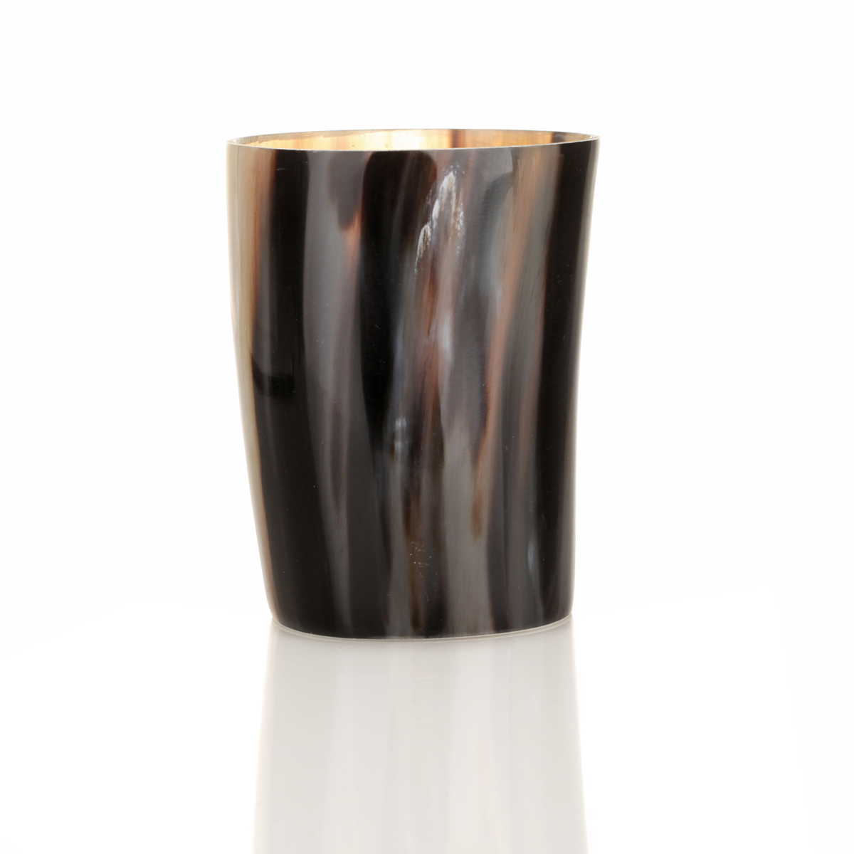 teelicht-halter-kerze-horn-rinderhorn-003 Windlicht aus Horn - Kerzenhalter für Wikinger & Kelten - Rinderhorn poliert