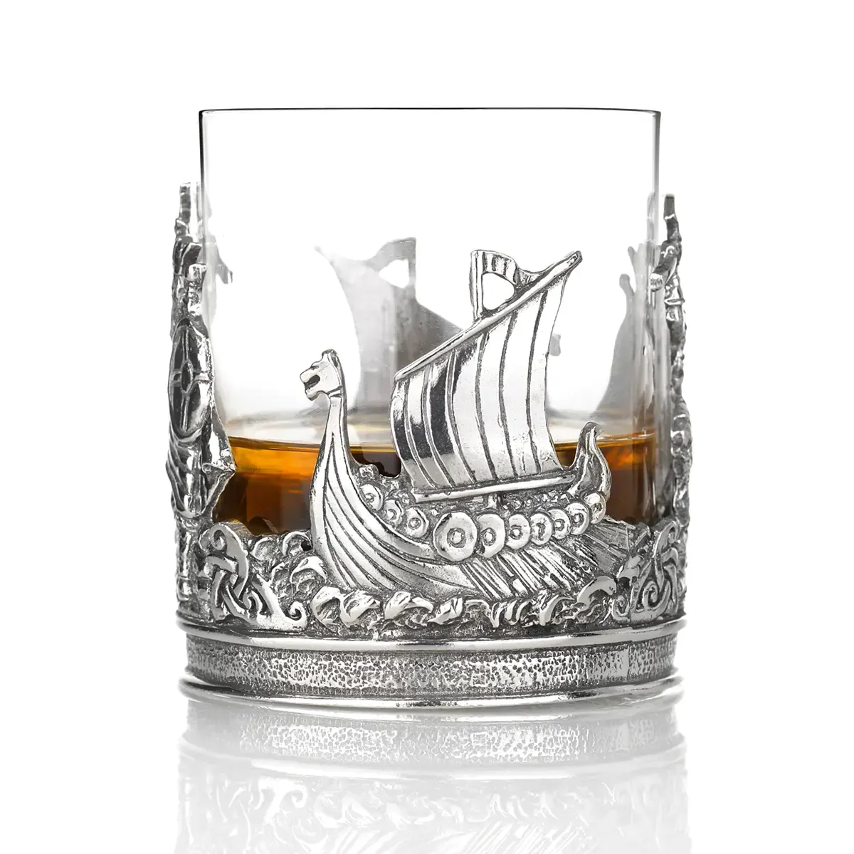 Viking Whisky Tumbler - Handgefertigtes Wikinger Whiskyglas aus England
