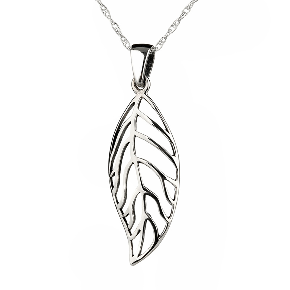 Autumn Leaf - Ruf der Trommel - schottische Outlander Kette aus Sterling Silber