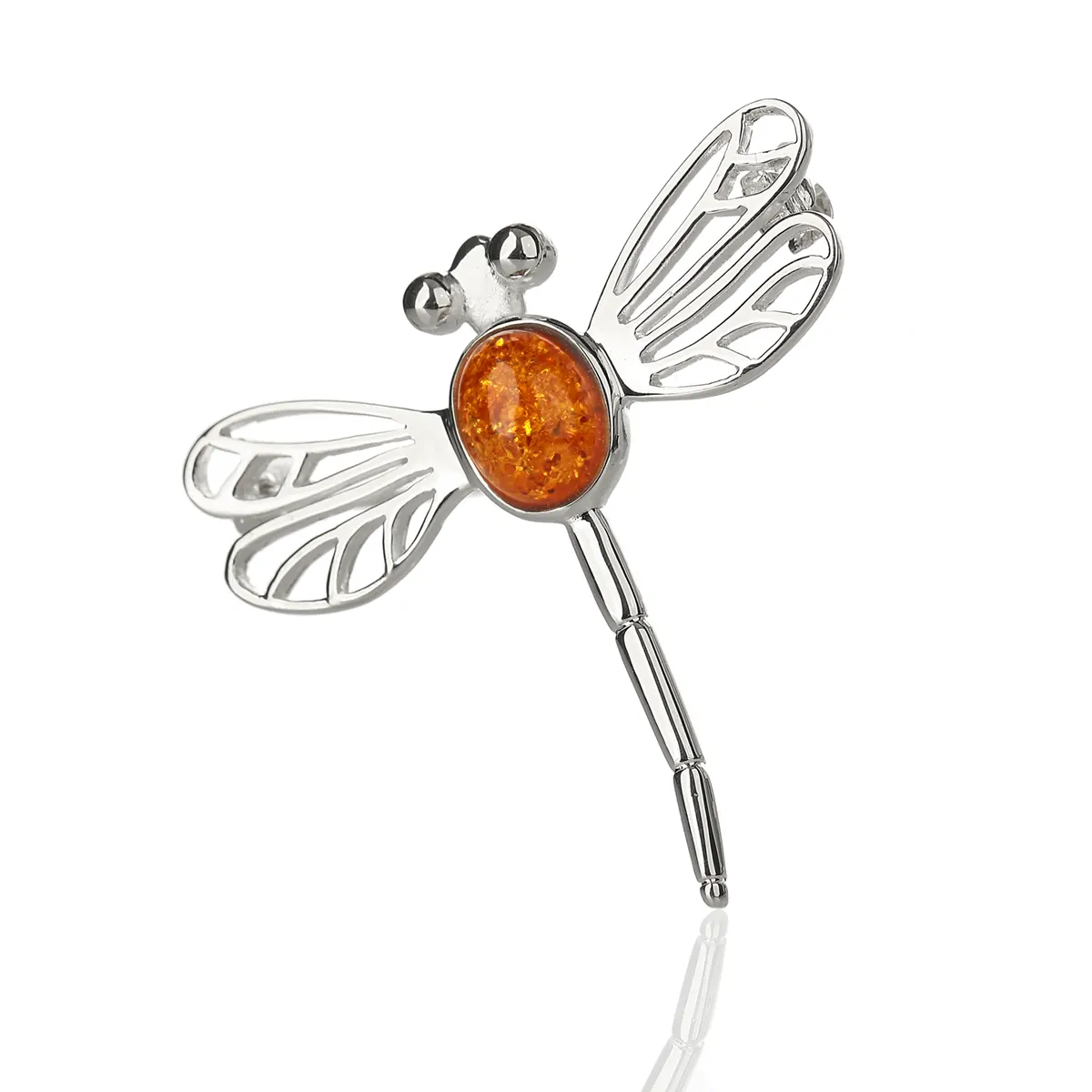 Dragonfly in Amber Brosche - schottische Outlander Libelle aus Edelstahl & Bernstein Dragonfly in Amber Brosche - schottische Outlander Libelle aus Edelstahl & Bernstein