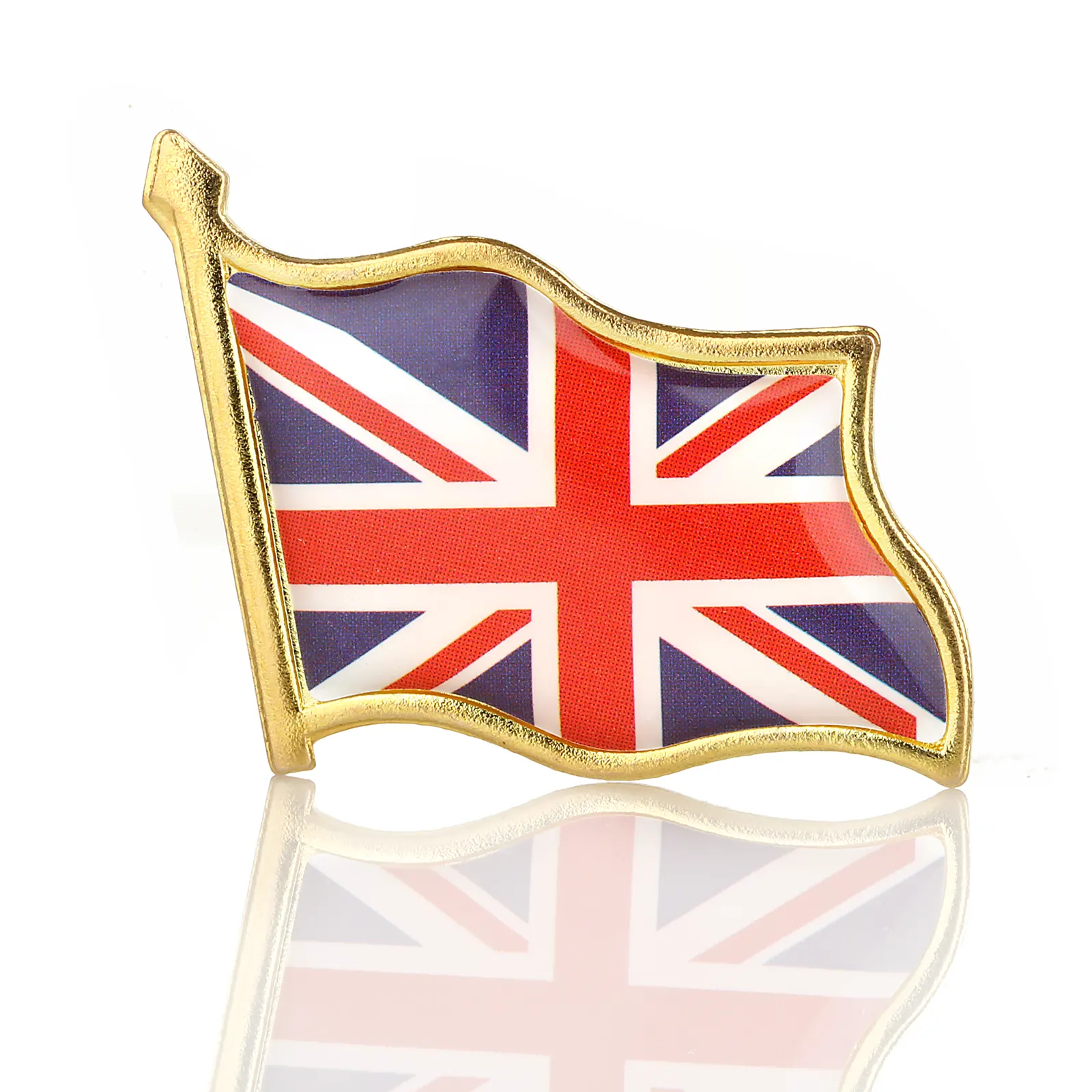 Union Jack Pin Badge - UK Flagge als Anstecknadel aus Metall & Emaille