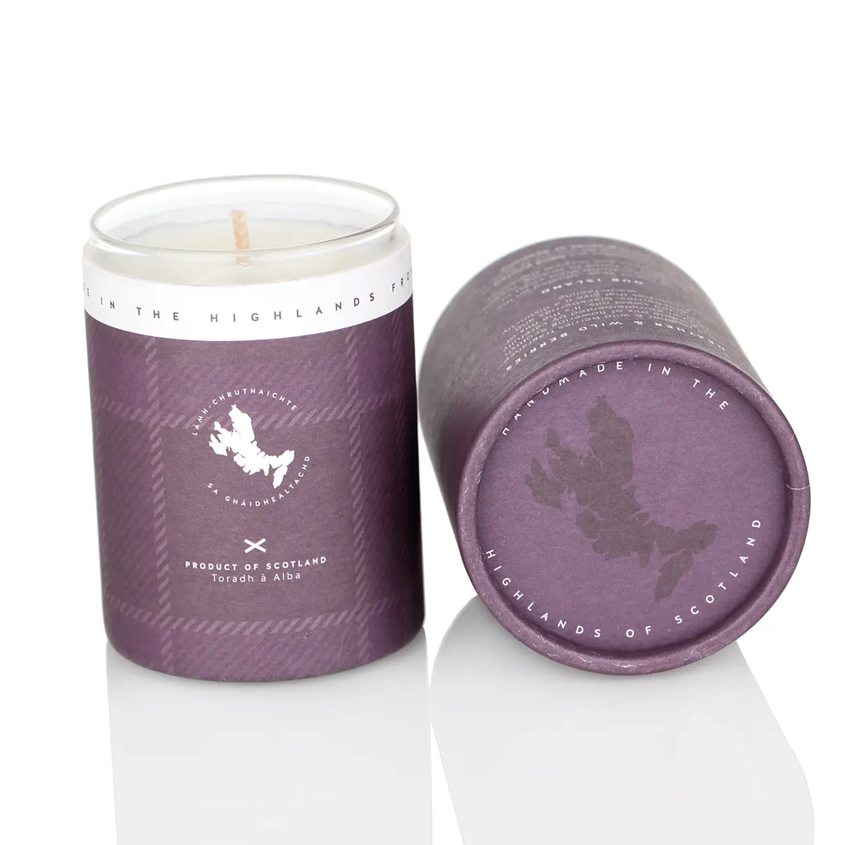 Isle of Skye Candles Duftkerze - Heather & Wild Berries - Frischer Sommerduft der schottischen Highlands