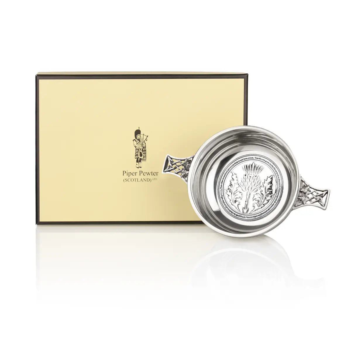 quaich-whisky-schottland-scottish-thistle-distel-keltisch-silber-001dwWL1KLQp346a Royal Stuart Whisky Quaich - schottische Distel & keltische Muster