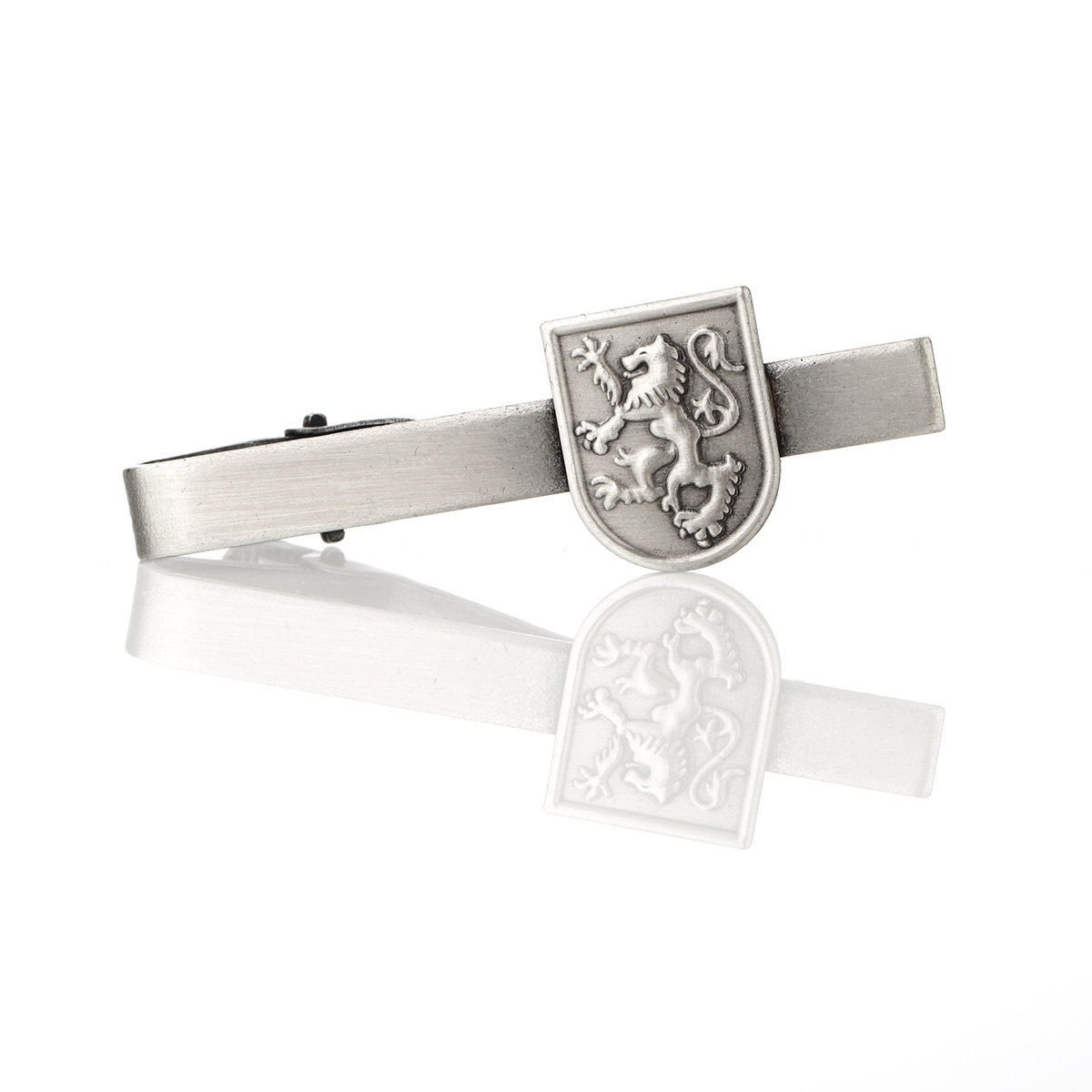 loewe-lion-krawattennadel-tiepin-001 Lion Rampant - Edle Krawattenklammer aus Schottland - schottischer Löwe
