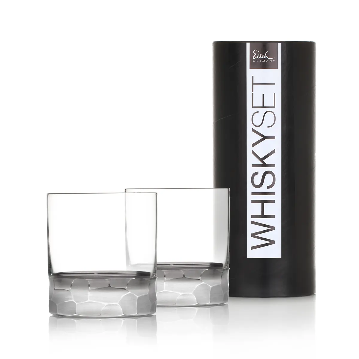 Whisky-glas-tumbler-kristall-eisch-hamilton-006 Eisch Whiskyglas Hamilton - 2 Stück in Geschenkröhre