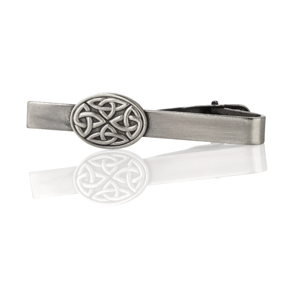 keltisch-celtic-krawattennadel-tiepin-003 Trinity Knot Krawattenklammer mit keltischem Motiv - handgefertigt in Schottland