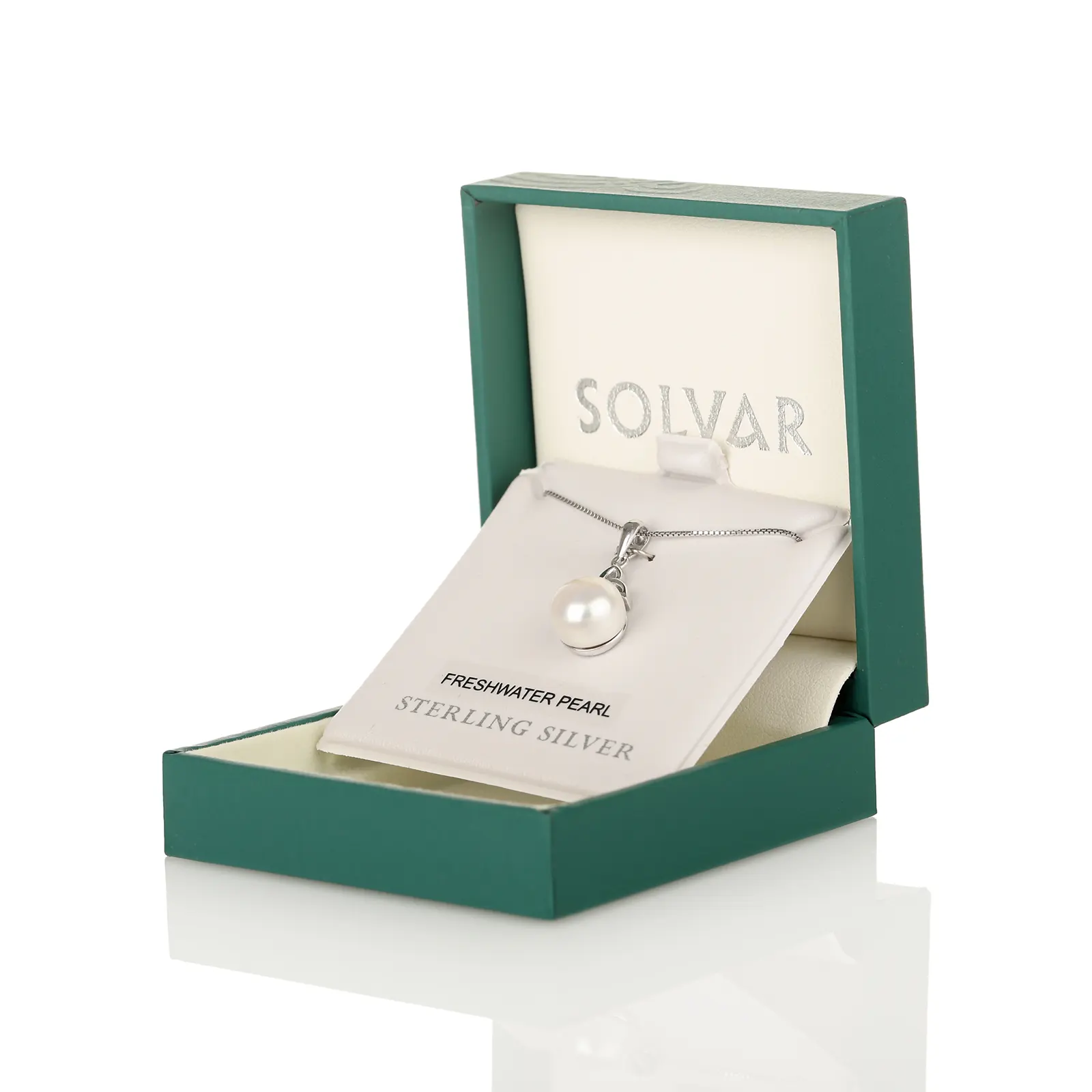 Trinity Pearl Kette aus Sterling Silber mit Perle - handgefertigt in Irland