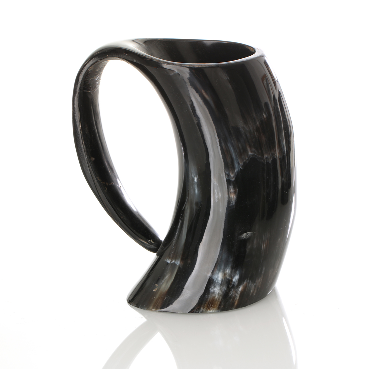 Becher-Horn-Henkel-Wikinger-Hornbecher-Trinkhorn-500-017JrjnV2kbGuKZj Wikinger Hornbecher mit Henkel - 0,3 Liter - Rinderhorn poliert