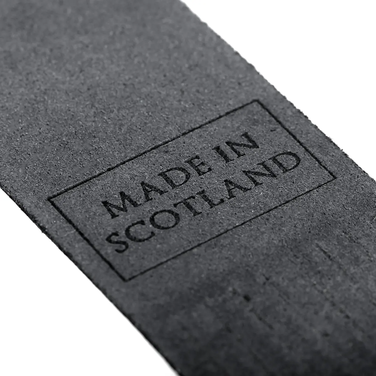 Fort William - Lesezeichen aus Leder in Schwarz - Made in Scotland