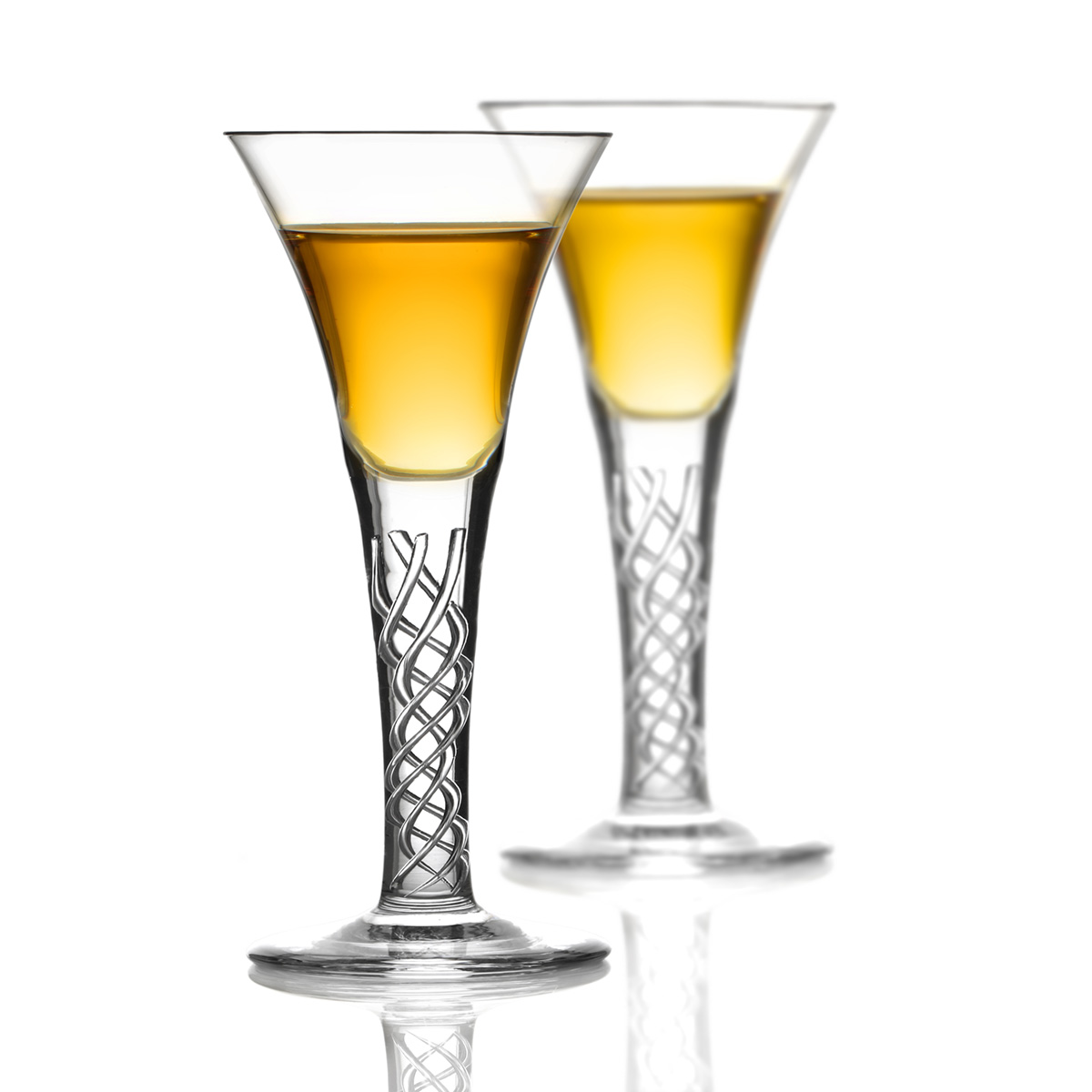 2 Jakobiten Whisky Gläser - Jacobite Dram - Handgefertigt aus Kristallglas