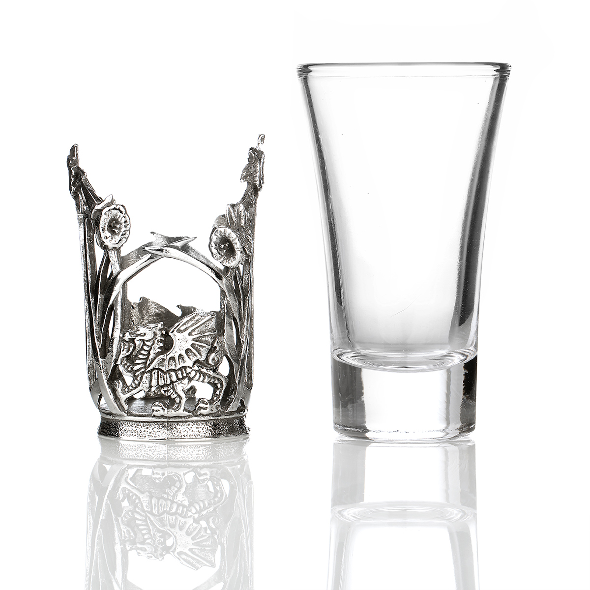 Welsh Dragon Dram - Whisky Shotglas mit dem walisischen Drachen