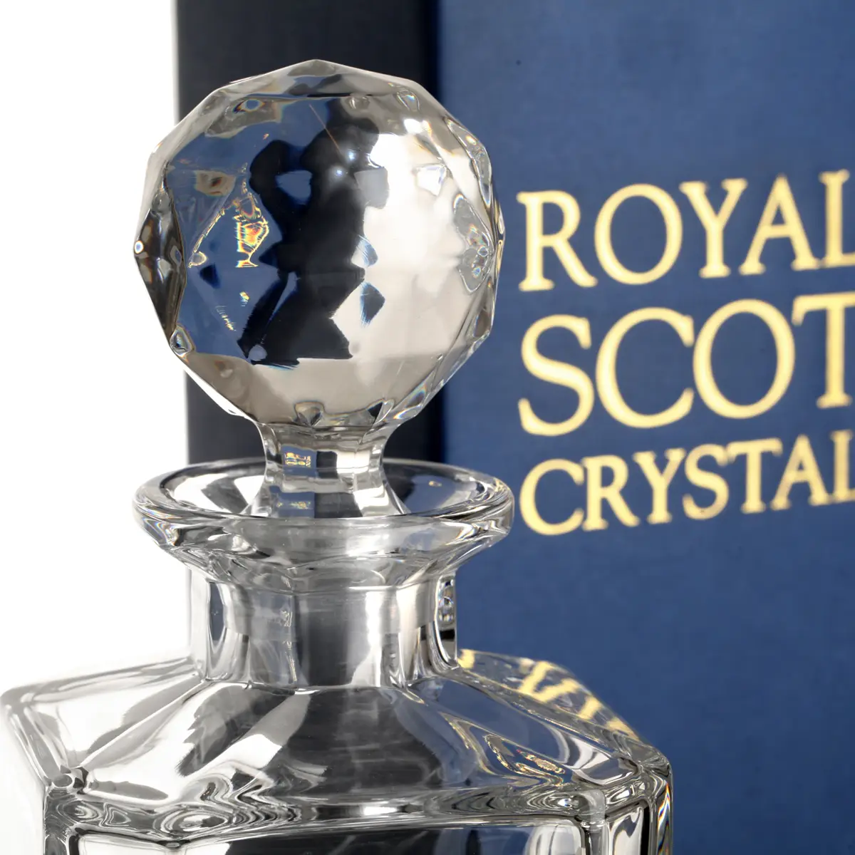 Classic Collection Kristall Whisky Set - Karaffe & 2 Gläser - Handgefertigt aus Kristallglas