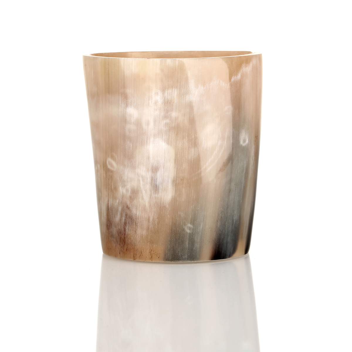 teelicht-halter-kerze-horn-rinderhorn-010 Windlicht aus Horn - Kerzenhalter für Wikinger & Kelten - Rinderhorn poliert