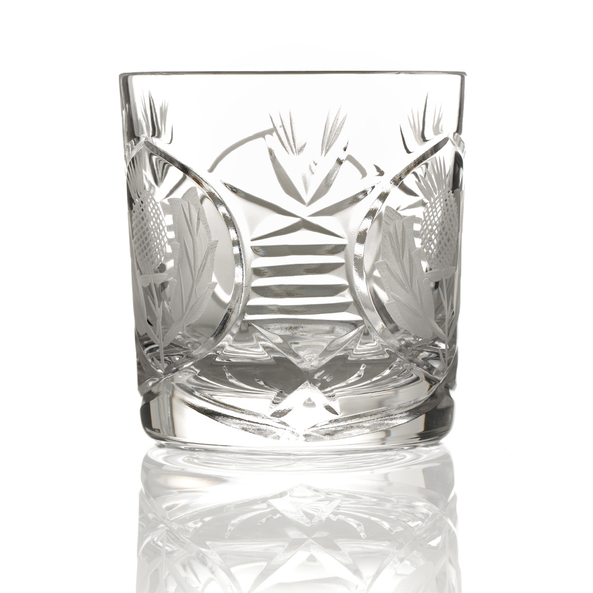 Glencairn Bothwell Thistle Whisky Tumbler - Kristallglas aus Schottland
