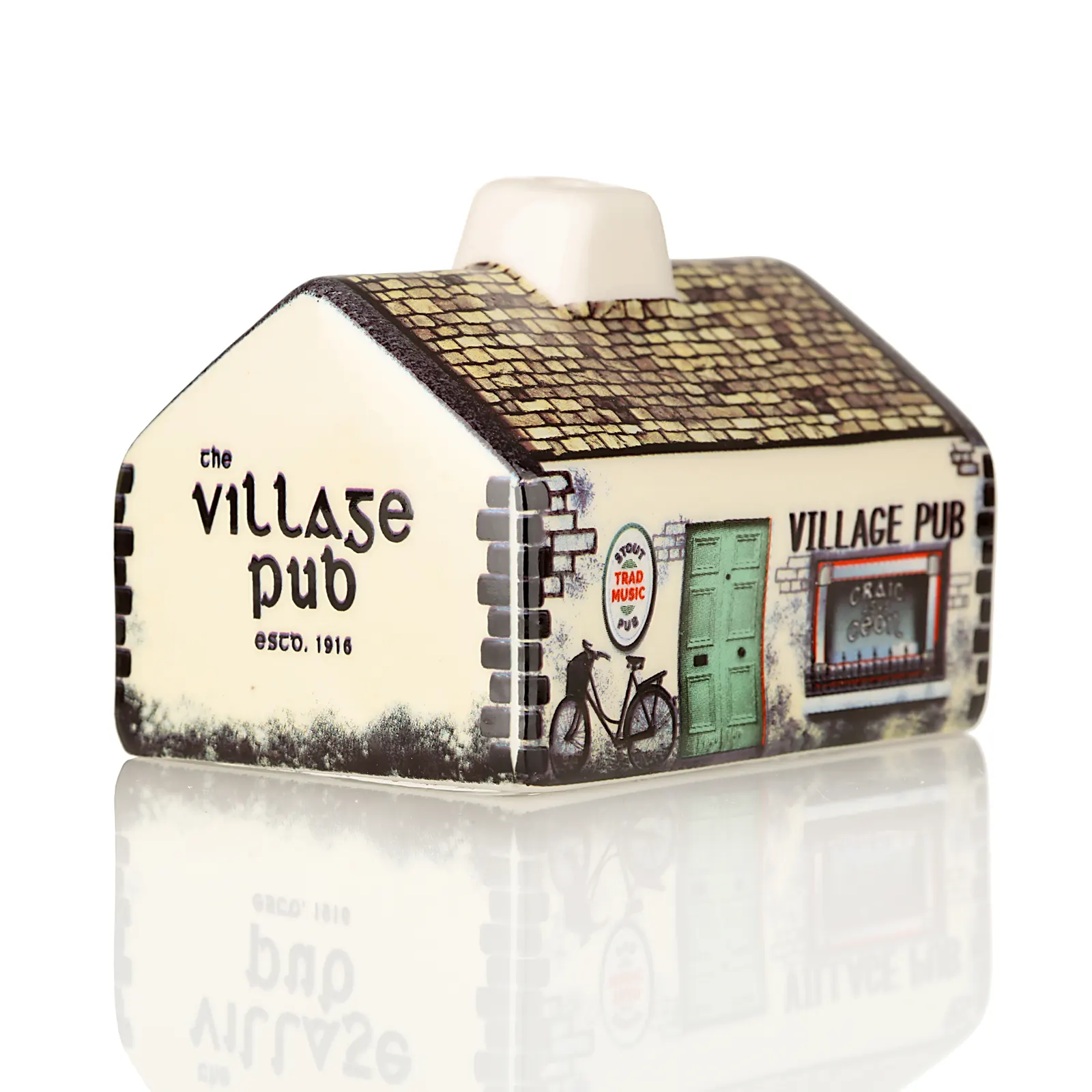 Irish Pub Torfduft Set – Handgefertigtes Cottage aus Keramik mit Steinbrenner und Torfsoden aus Irland Irish Pub Torfduft Set – Handgefertigtes Cottage aus Keramik mit Steinbrenner und Torfsoden aus Irland