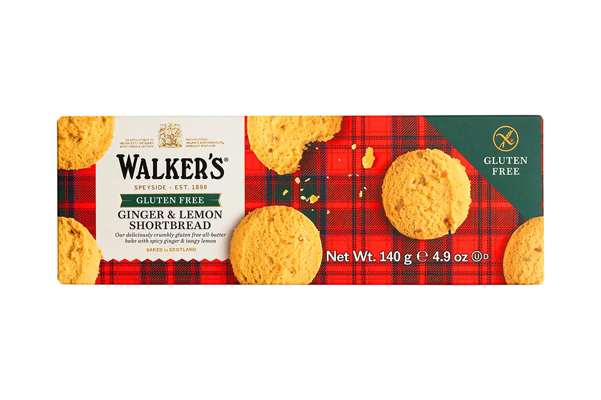 Walker’s Glutenfreie Ingwer-Zitronen-Shortbreads – Buttergebäck aus Schottland