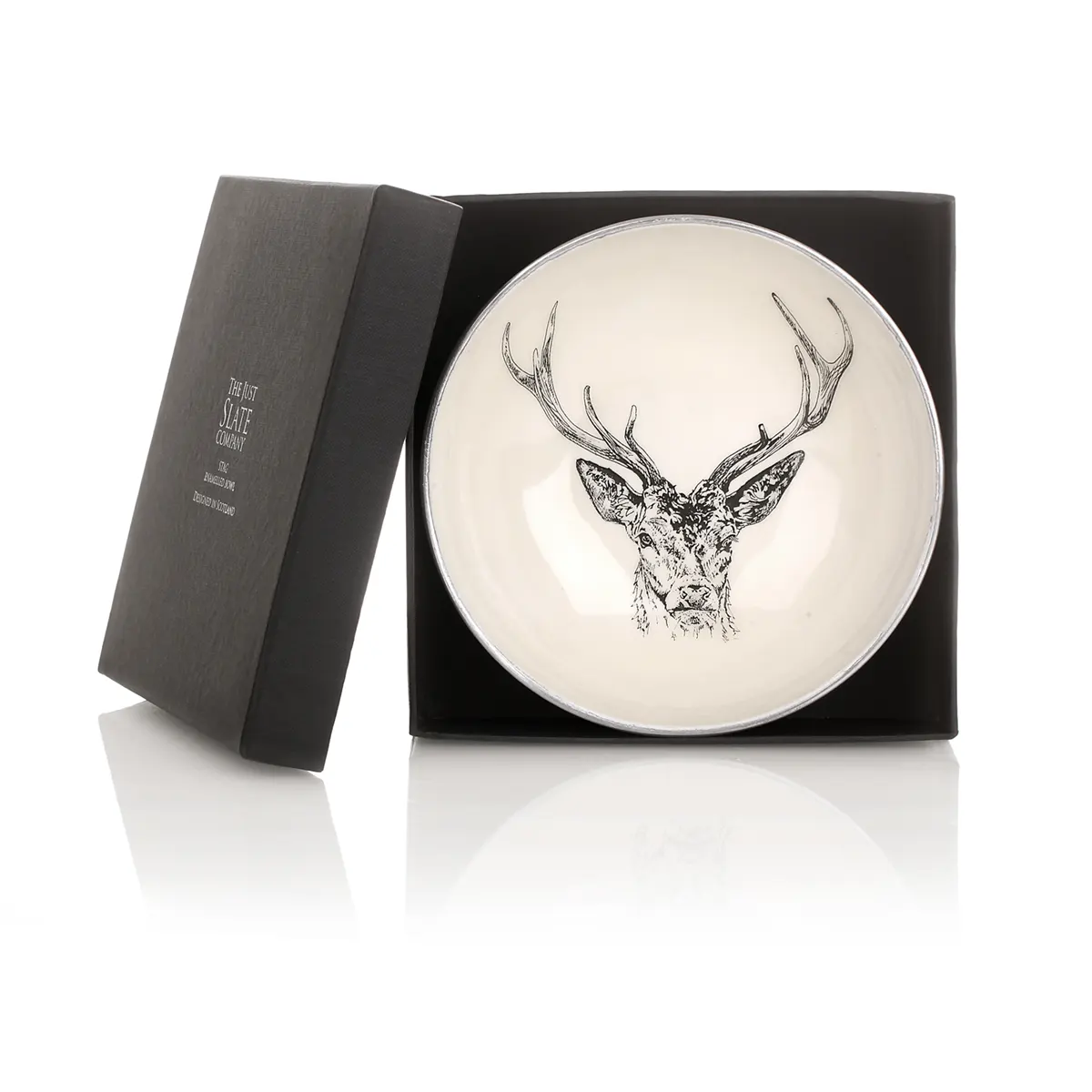 Stag Prince - Aluminum Emaille Schale aus Schottland