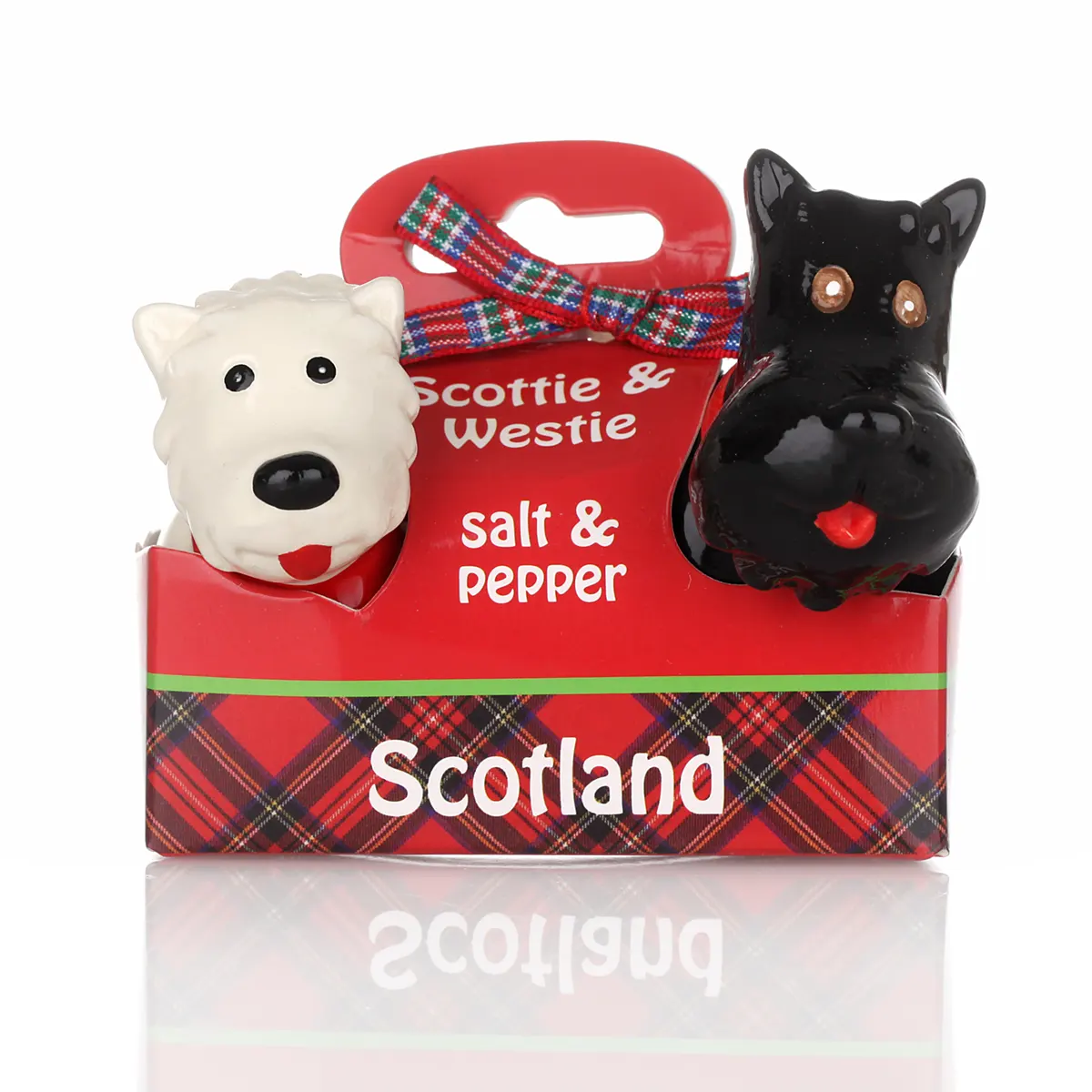 Scottie & Westie - Handbemalte Keramik Salz- und Pfefferstreuer Scottie & Westie - Handbemalte Keramik Salz- und Pfefferstreuer