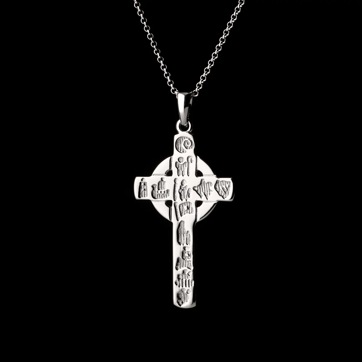 kette-anhaenger-history-ireland-keltisch-kreuz-irland-silber-003 History of Ireland - Keltisches Kreuz Anhänger & Kette aus Irland