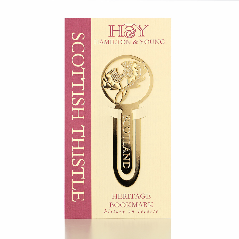 lesezeichen-bookmark-schottland-gold-001T1TGaPZgL7kVm Scottish Thistle - vergoldetes Lesezeichen aus Schottland - schottische Distel