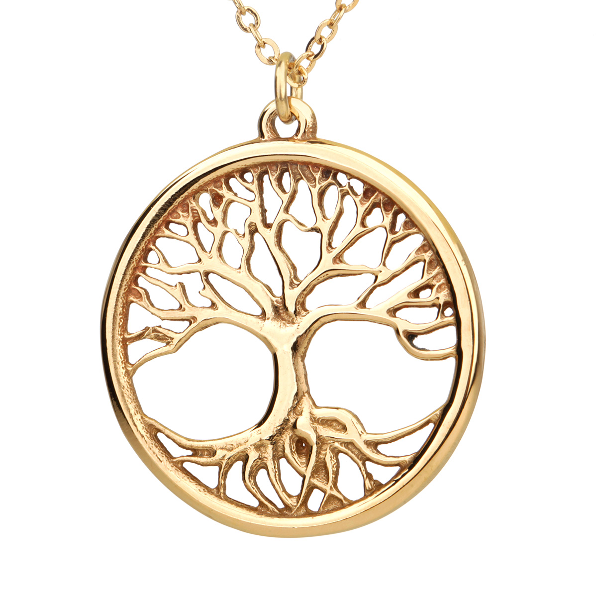 Yggdrasil-Lebensbaum-Bronze-Kette-keltisch-00355fbd7203612b Yggdrasil - Englische Lebensbaum Kette aus Bronze