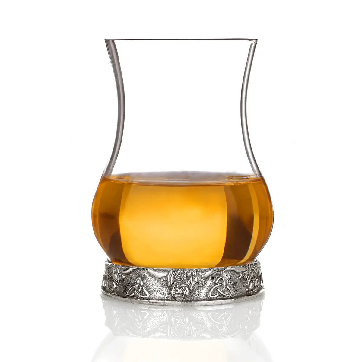 Highland Cow Whisky Tasting Glas - Handgefertigtes Whiskyglas aus England