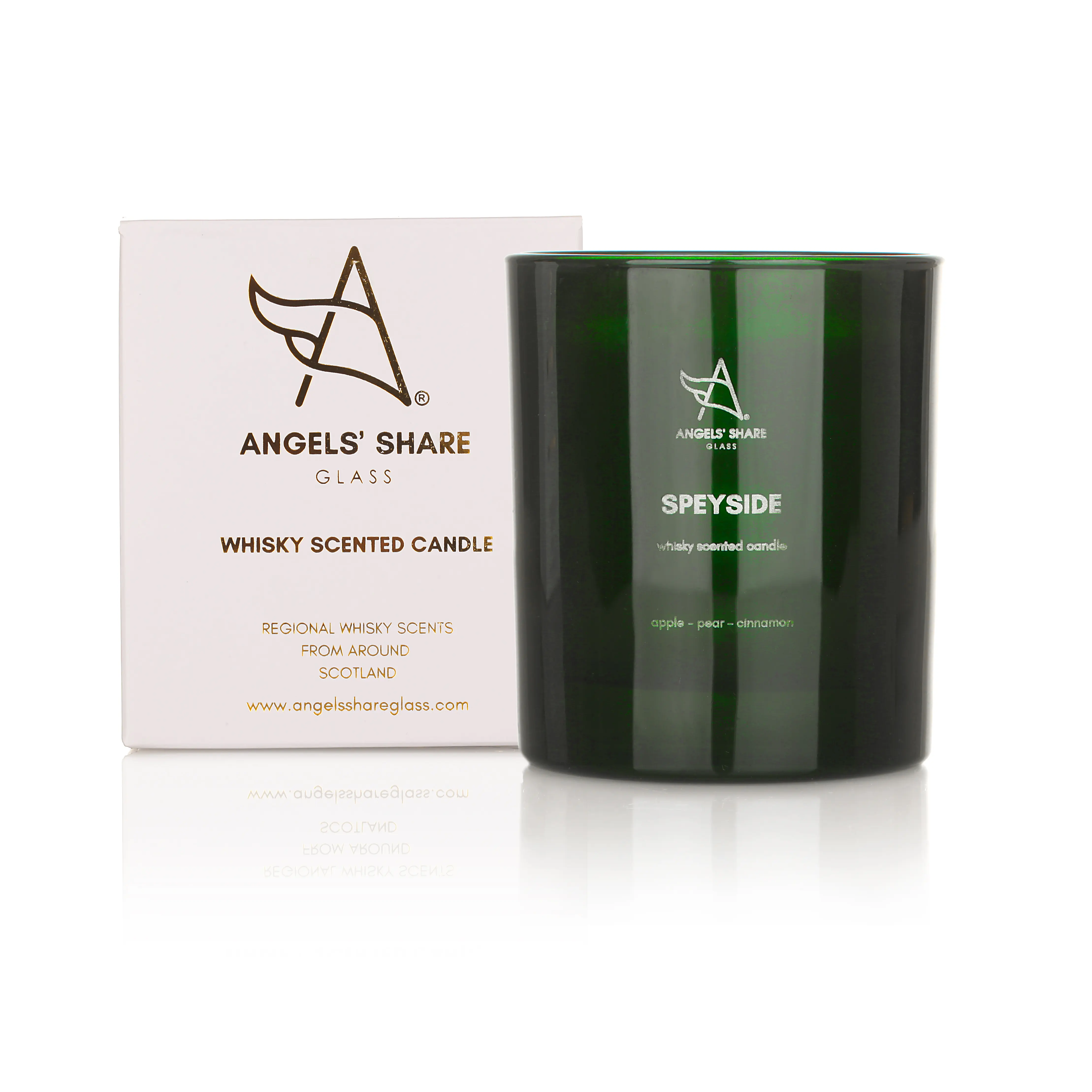 Angels' Share Speyside Whisky Duftkerze – Handgegossen in Schottland aus Sojawachs Angels' Share Speyside Whisky Duftkerze – Handgegossen in Schottland aus Sojawachs