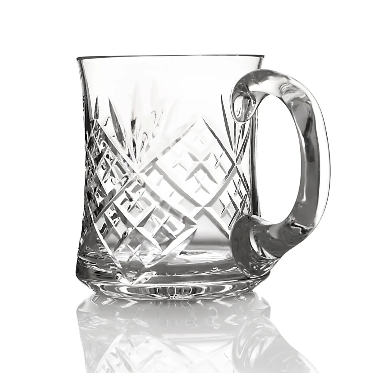 bierkrug-pint-glas-kristall-crystal-edinburgh-003 Edinburgh - Handgefertigtes One Pint Bierglas - Kristallglas mit Diamantschliff