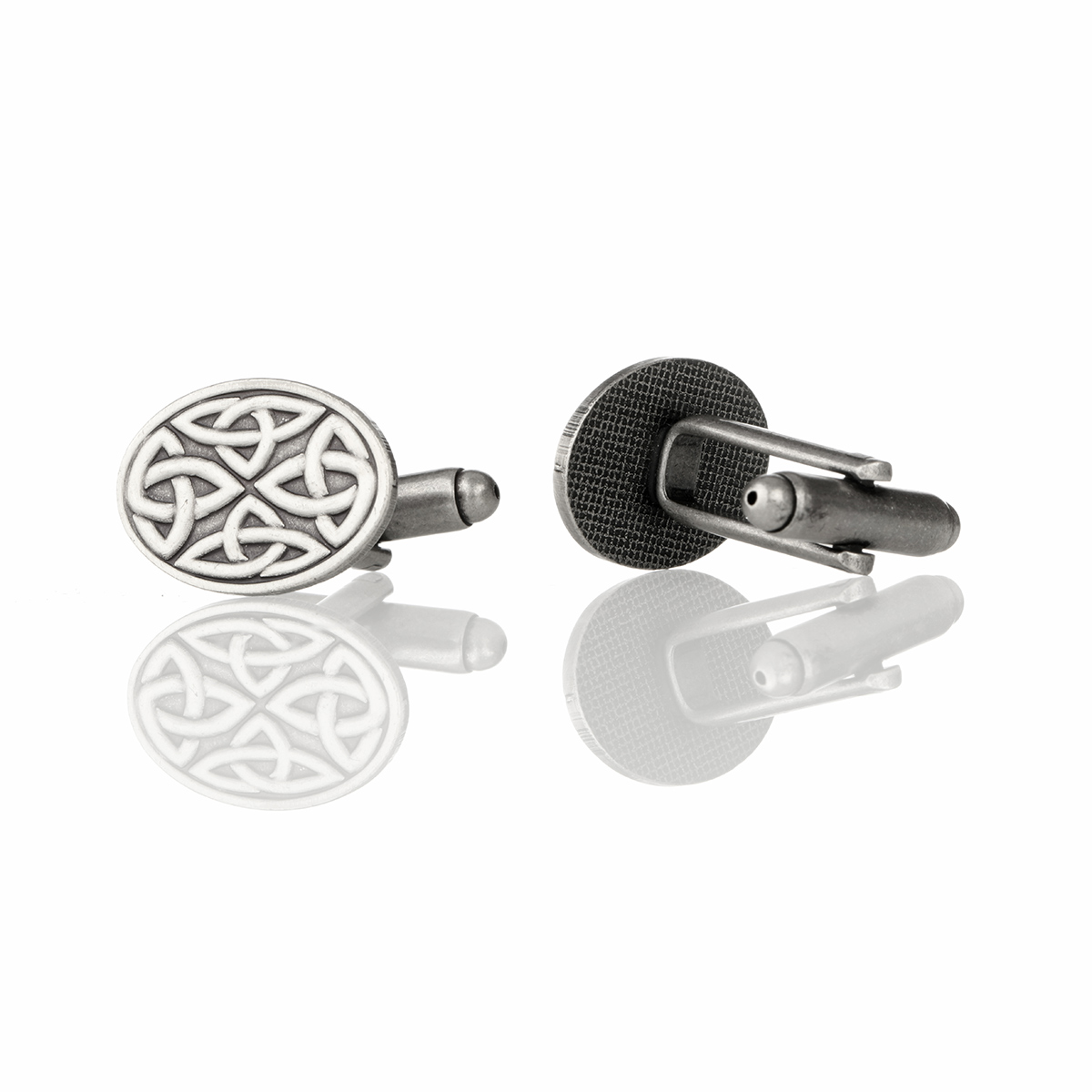 celtic-cufflinks-manschettenknoepfe-002 Trintity Knot - Manschettenknöpfe aus Schottland - keltische Muster