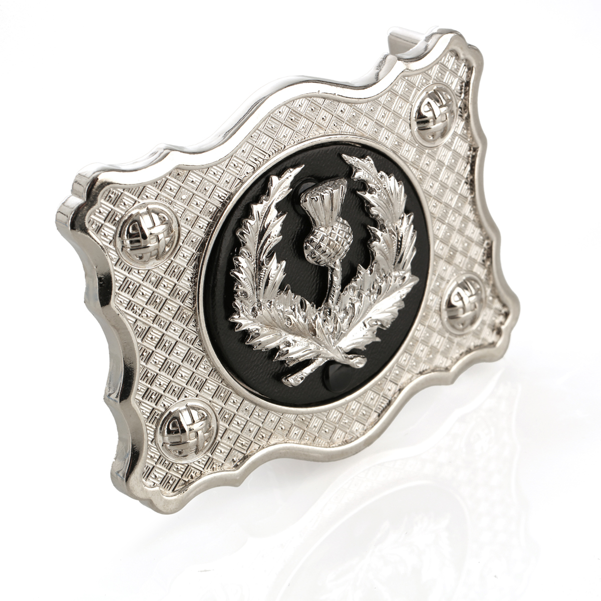 Scottish Thistle Buckle - Schottische Distel Kilt Gürtelschnalle aus Schottland