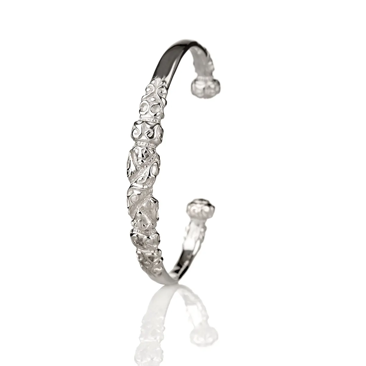 armreif-torc-armschmuck-irland-keltisch-silber-antik-003 Ancient Celtic Torc - keltischer Armreif aus Sterling Silber - Handgefertigt in Irland