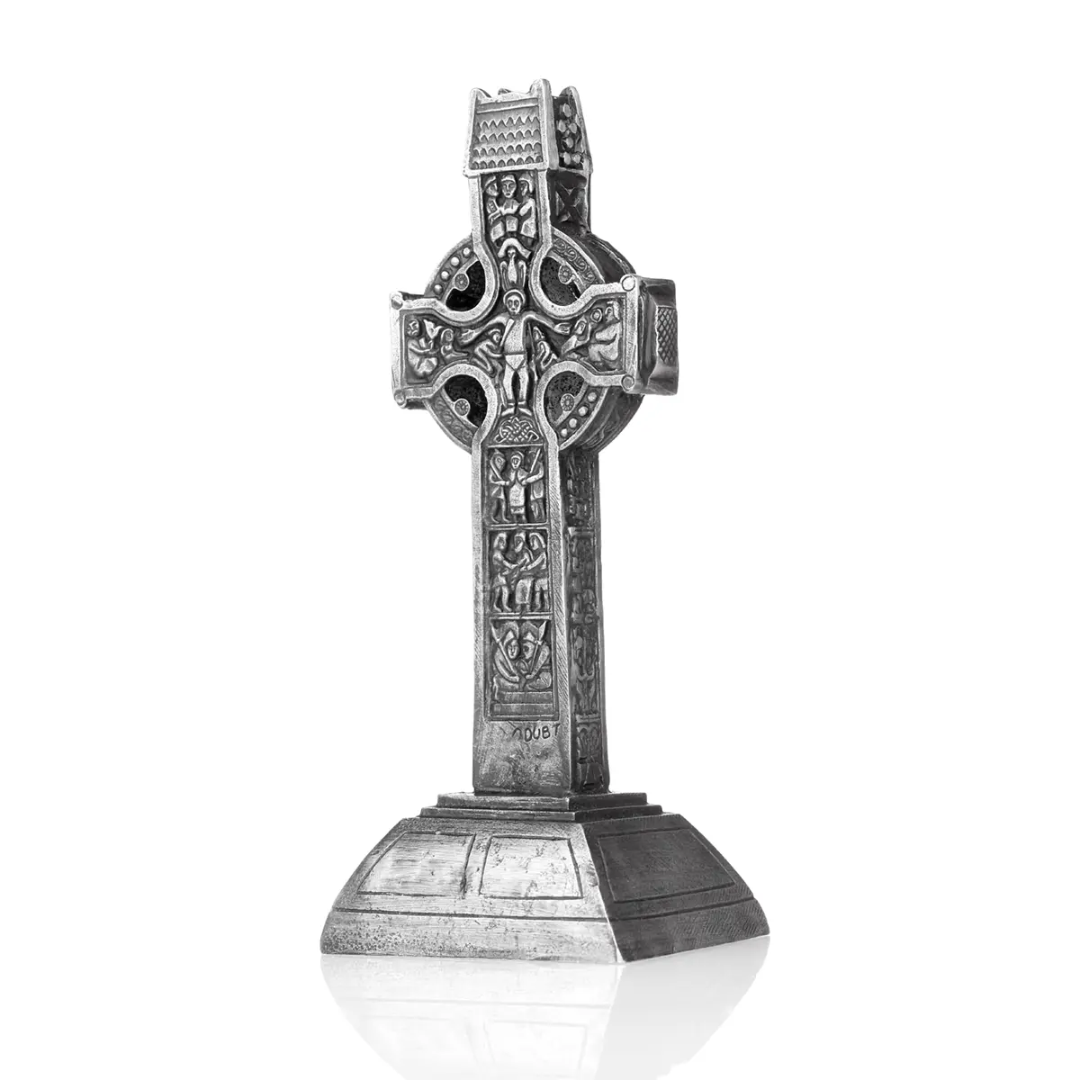 kreuz-keltisch-silber-irland-durrow-high-cross-005 Durrow High Cross - reich verziertes keltisches Kreuz aus Irland