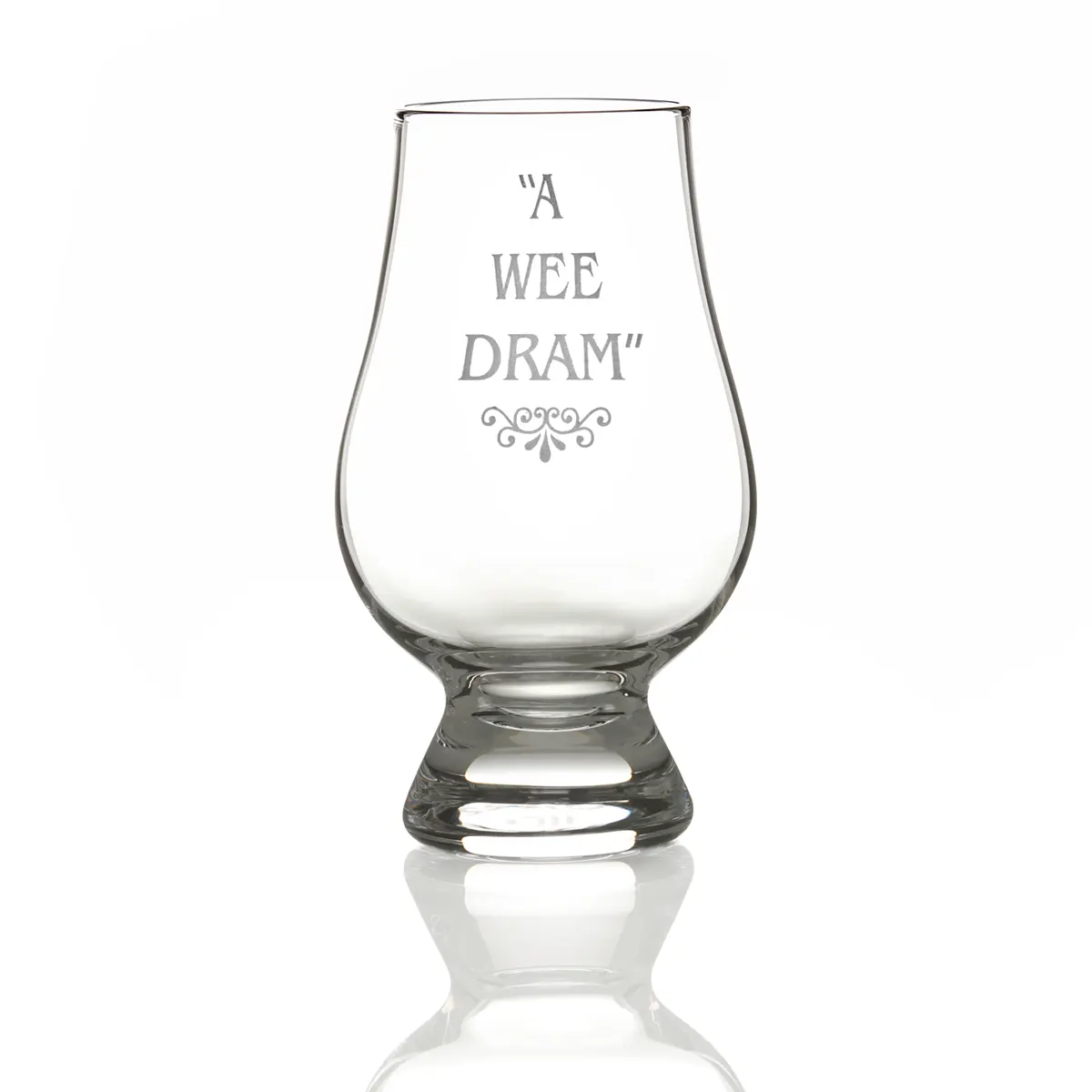 Glencairn Whisky Tasting Glas - mit Gravur 'A Wee Dram' Glencairn Whisky Tasting Glas - mit Gravur 'A Wee Dram'