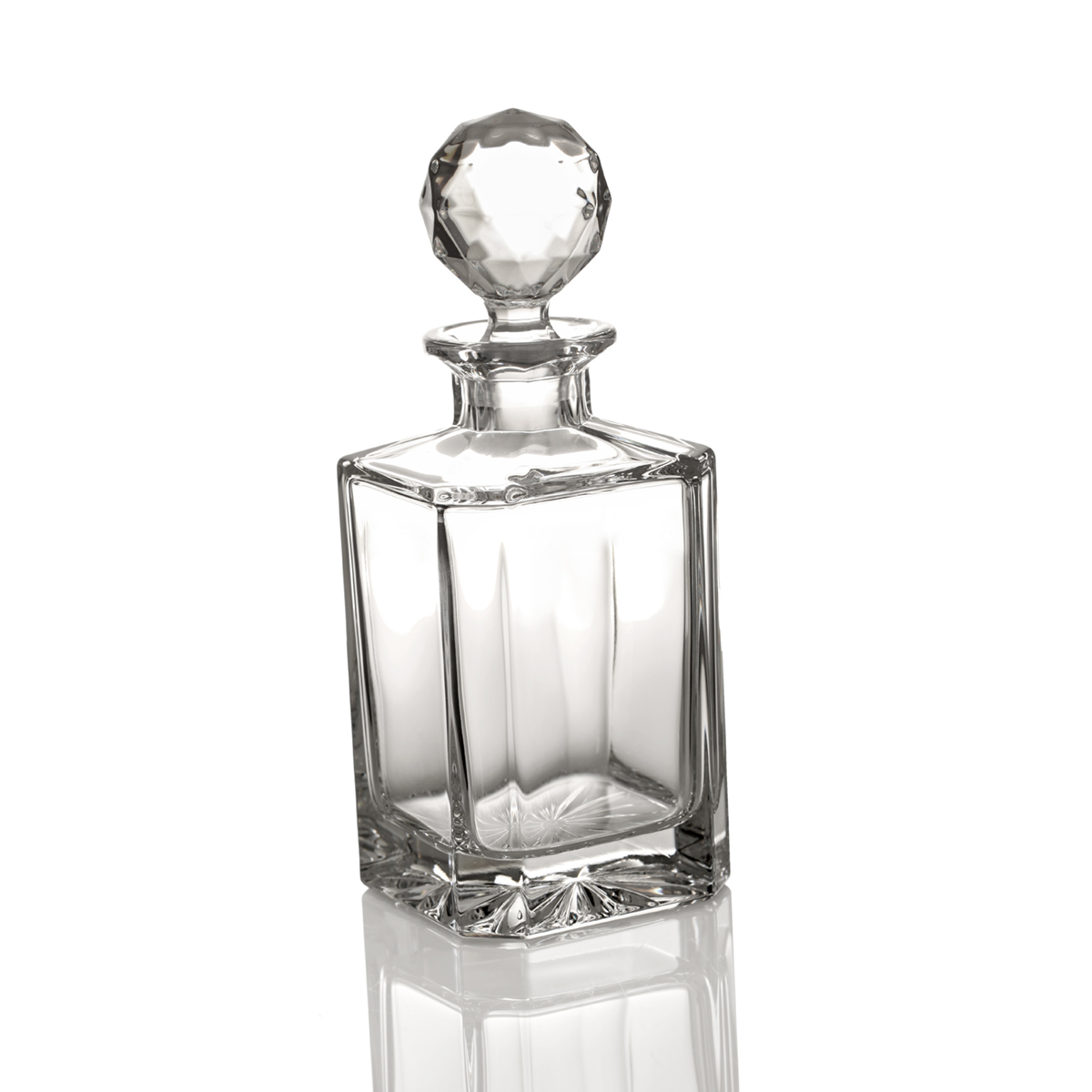 karaffe-dekanter-whisky-kristall-glas-schottland-002 Classic Square Decanter - Kristallglas Whisky Karaffe aus Schottland