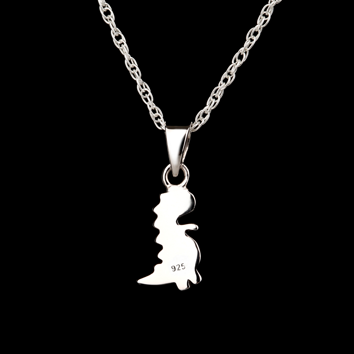 Little Nessie - süße Loch Ness Monster Kette für Kinder - Sterling Silber & Emaille