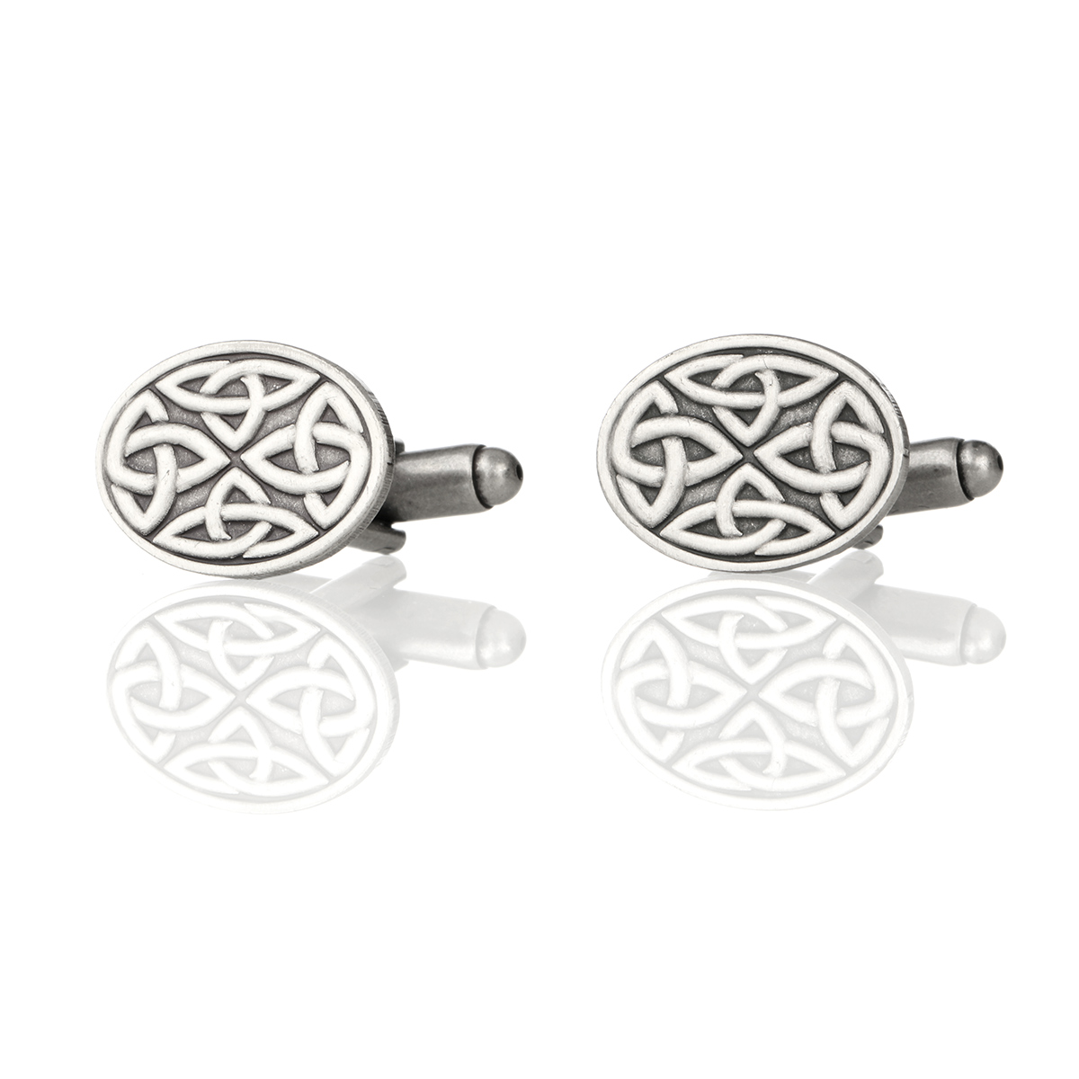 celtic-cufflinks-manschettenknoepfe-001 Trintity Knot - Manschettenknöpfe aus Schottland - keltische Muster