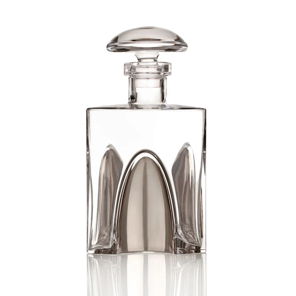 karaffe-whisky-kristall-glas-eisch-gentleman-platin-002 Eisch Gentleman - Kristallglas-Whisky Karaffe - Platin mit No Drop Effekt
